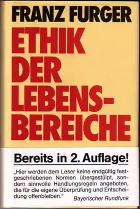 Couverture du produit · Ethik der Lebensbereiche