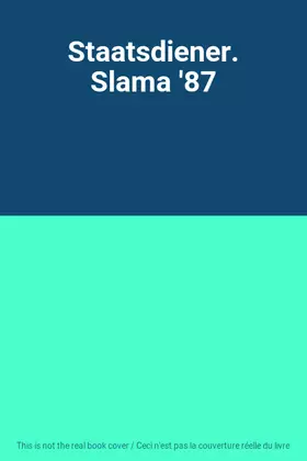 Couverture du produit · Staatsdiener. Slama '87