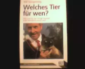 Couverture du produit · Welches Tier für wen?