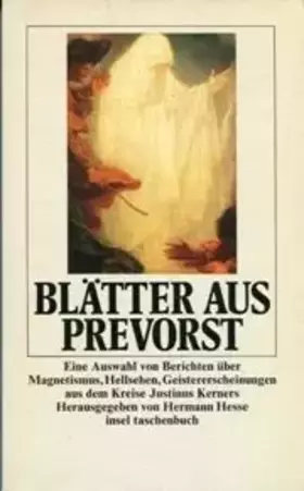 Couverture du produit · Blätter aus Prevorst
