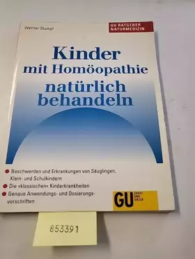 Couverture du produit · Kinder mit Homöopathie natürlich behandeln