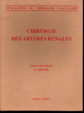 Couverture du produit · Chirurgie des artères rénales