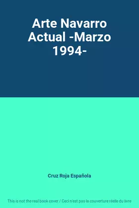 Couverture du produit · Arte Navarro Actual -Marzo 1994-