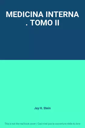 Couverture du produit · MEDICINA INTERNA . TOMO II