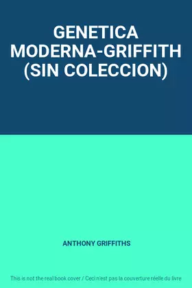 Couverture du produit · GENETICA MODERNA-GRIFFITH (SIN COLECCION)