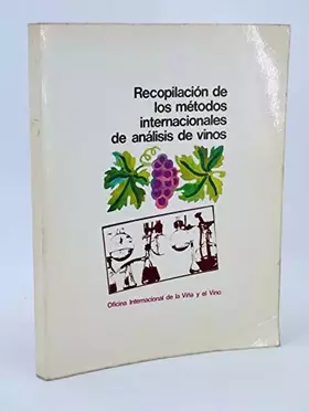 Couverture du produit · Recopilacion de los metodos internacionales de analisis de vinos