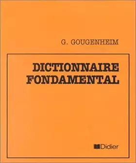 Couverture du produit · Dictionnaire fondamental