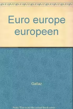 Couverture du produit · Euro europe europeen