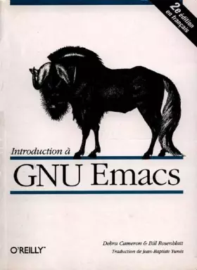 Couverture du produit · Introduction à GNU Emacs