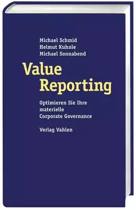 Couverture du produit · Value Reporting: Optimieren Sie Ihre materielle Corporate Governance
