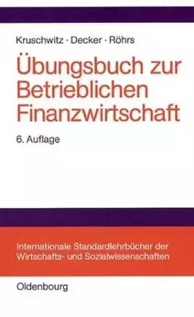 Couverture du produit · Übungsbuch zur Betrieblichen Finanzwirtschaft