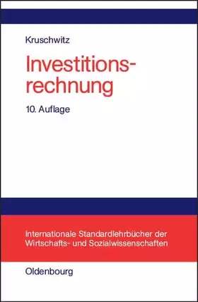 Couverture du produit · Investitionsrechnung (Internationale Standardlehrbücher der Wirtschafts- und Sozialwissenschaften)