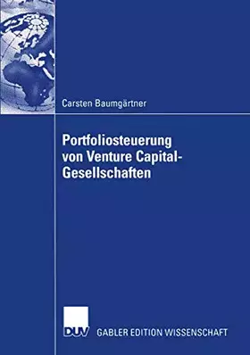 Couverture du produit · Portfoliosteuerung von Venture Capital-Gesellschaften: Diss.