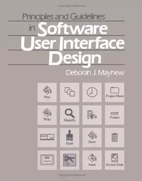Couverture du produit · Principles and Guidelines in Software User Interface Design