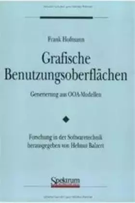 Couverture du produit · Grafische Benutzungsoberflächen: Generierung aus OOA-Modellen