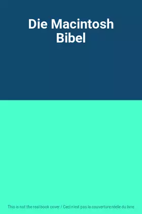 Couverture du produit · Die Macintosh Bibel