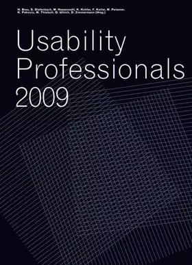 Couverture du produit · Usability Professionals 2009.: Berichtband des siebten Workshops des German Chapters der Usability Professionals Association e.