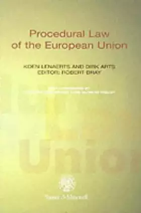 Couverture du produit · Procedural Law of the European Union