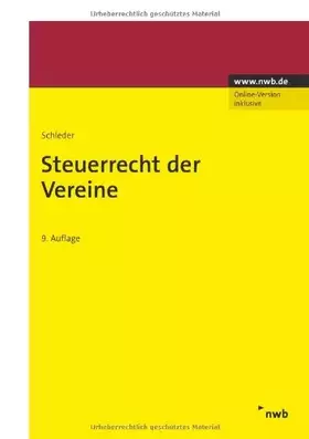 Couverture du produit · Steuerrecht der Vereine (NWB Brennpunkt)