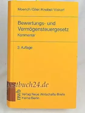 Couverture du produit · Bewertungs- und Vermögensteuergesetz: Kommentar (NWB-Steuerkommentare)