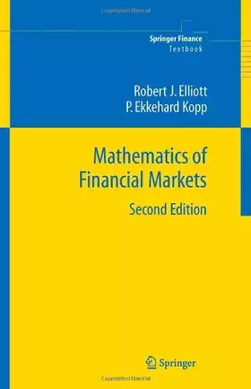 Couverture du produit · Mathematics of Financial Markets (Springer Finance / Springer Finance Textbooks)