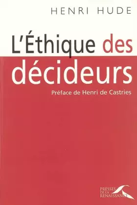 Couverture du produit · L'éthique des décideurs