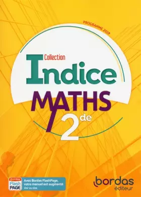 Couverture du produit · Indice Maths 2de