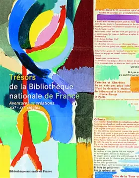 Couverture du produit · Trésors de la Bibliothèque Nationale de France. Tome 2 : Aventures et créations, XIXe et XXe siècles