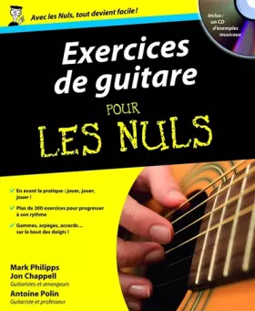Couverture du produit · Exercices de guitare Pour les nuls