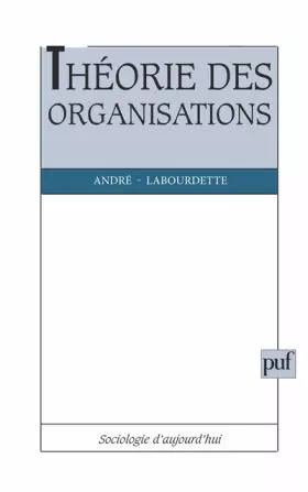 Couverture du produit · Théorie des organisations