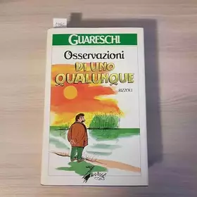 Couverture du produit · Osservazioni di uno qualunque