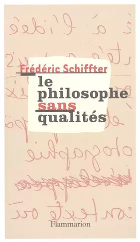Couverture du produit · Le Philosophe sans qualités