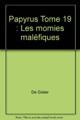 Couverture du produit · BD Pirate : Papyrus, tome 19 : Les momies maléfiques