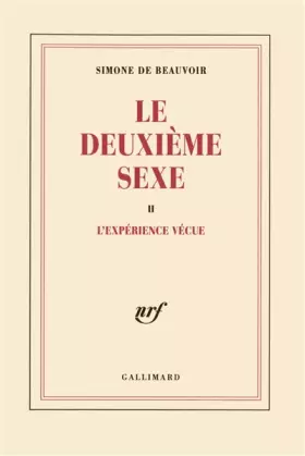 Couverture du produit · Le Deuxième Sexe, tome 2 : L'Expérience vécue