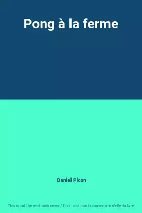 Couverture du produit · Pong à la ferme