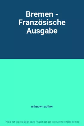Couverture du produit · Bremen - Französische Ausgabe