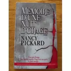Couverture du produit · Mémoire d'une nuit d'orage