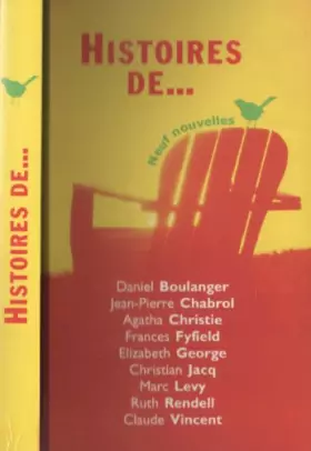 Couverture du produit · Histoires de... neufs nouvelles