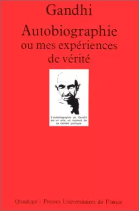 Couverture du produit · Autobiographie ou mes expériences de vérité
