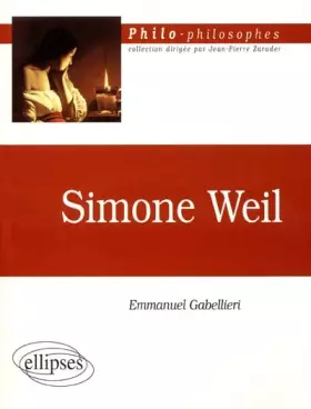 Couverture du produit · Simone Weil