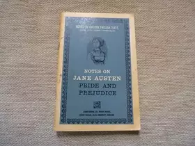 Couverture du produit · Jane Austen "Pride and Prejudice" (Notes on chosen English texts)