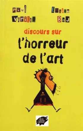 Couverture du produit · Discours sur l'horreur de l'art