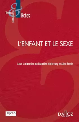 Couverture du produit · L'enfant et le sexe