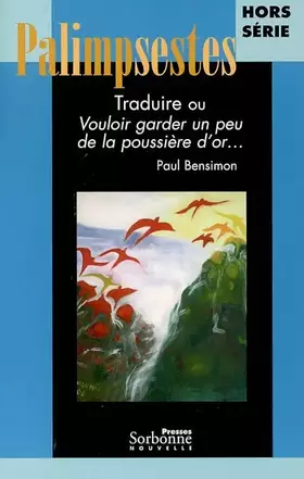 Couverture du produit · Traduire ou vouloir garder un peu de la poussières d'or. Homma