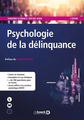 Couverture du produit · Psychologie de la délinquance