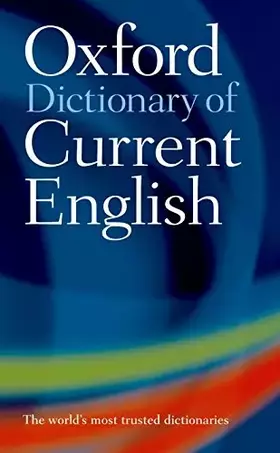 Couverture du produit · Oxford Dictionary of Current English