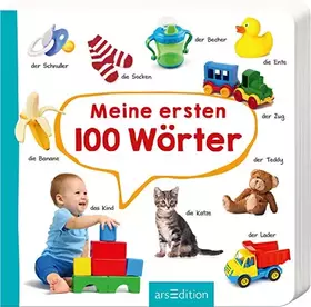 Couverture du produit · Meine ersten 100 Wörter: Foto-Wörterbuch | Mit stabilen Pappeseiten, fördert die Sprachentwicklung für Kinder ab 12 Monaten