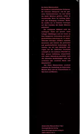 Couverture du produit · Der Basler Münsterschatz: Katalog zur Ausstellung im the Metropolitan Museum of Art, New York, im Historischen Museum Basel, im