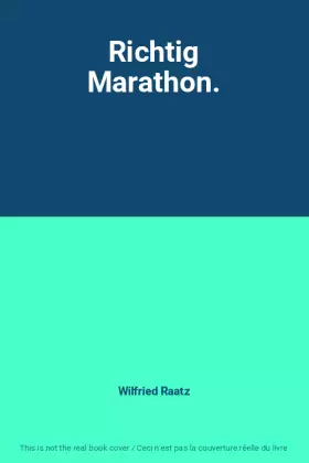 Couverture du produit · Richtig Marathon.