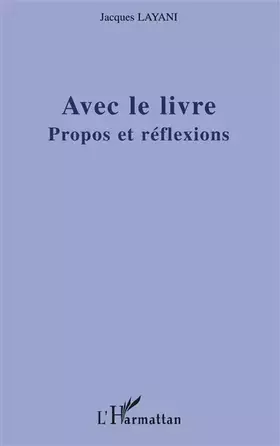 Couverture du produit · Avec le livre: Propos et réflexions